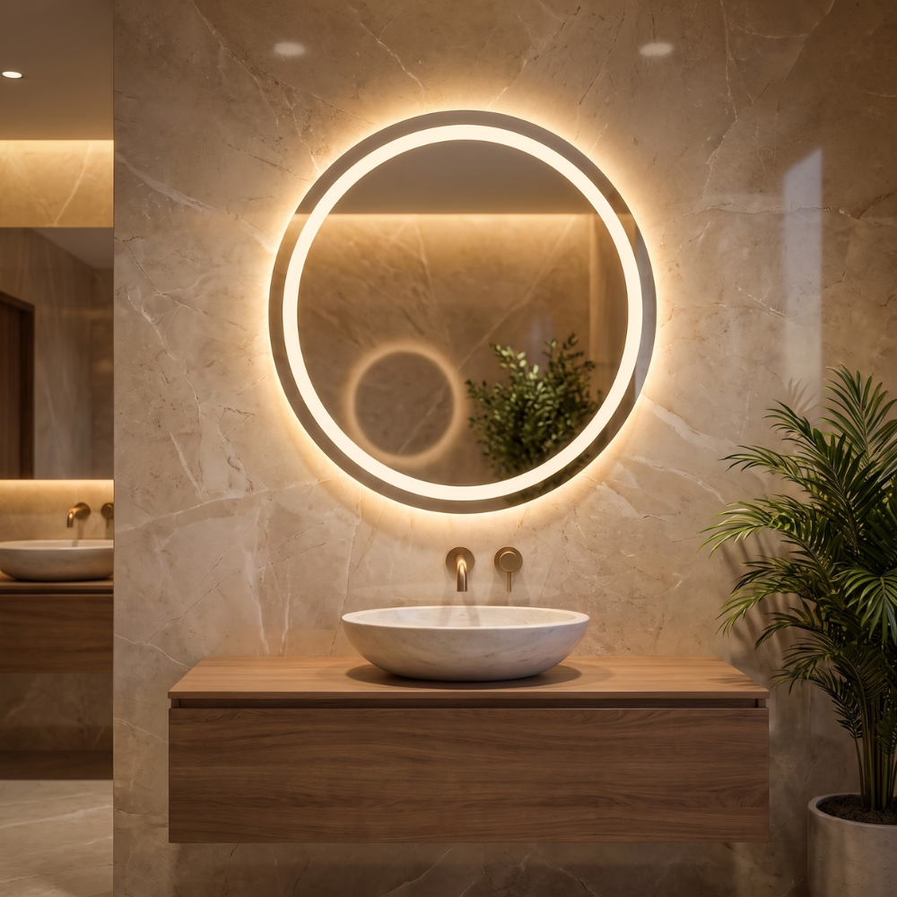 Miroir LED salle de bain Eclipse