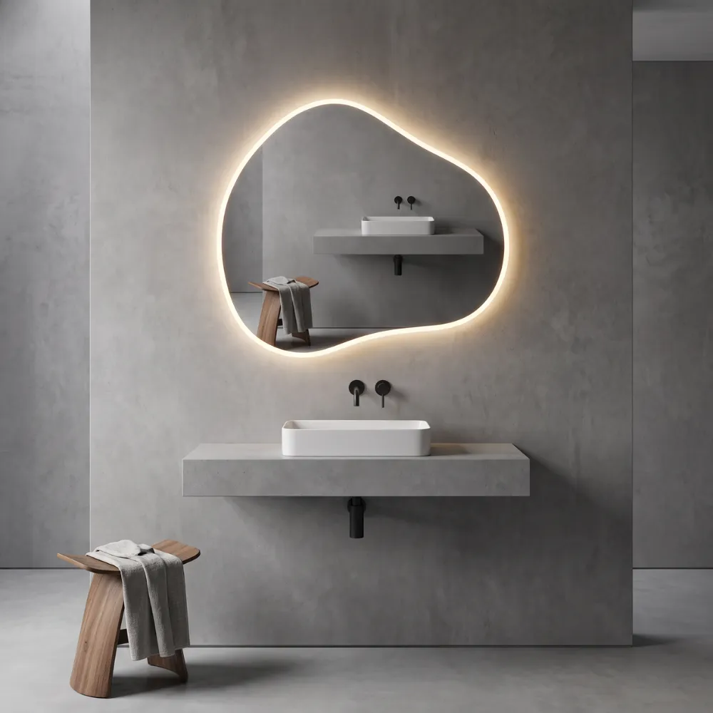 Miroir LED salle de bain Altaire (Collection Cosmos) — vue d'ambiance 1