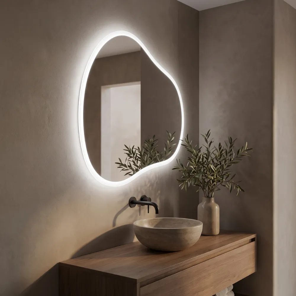 Miroir LED salle de bain Altaire (Collection Cosmos) — vue d'ambiance 2