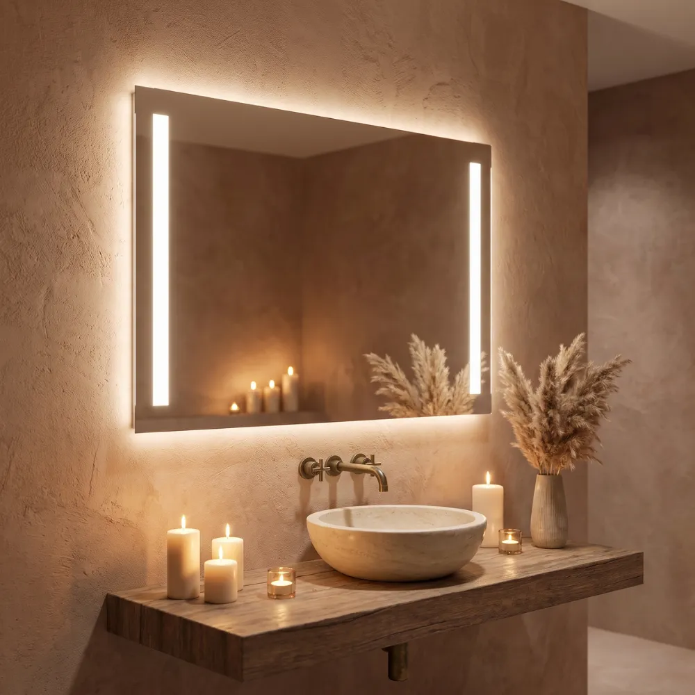 Miroir LED KEPLER (Collection Cosmos) — vue d'ambiance 2