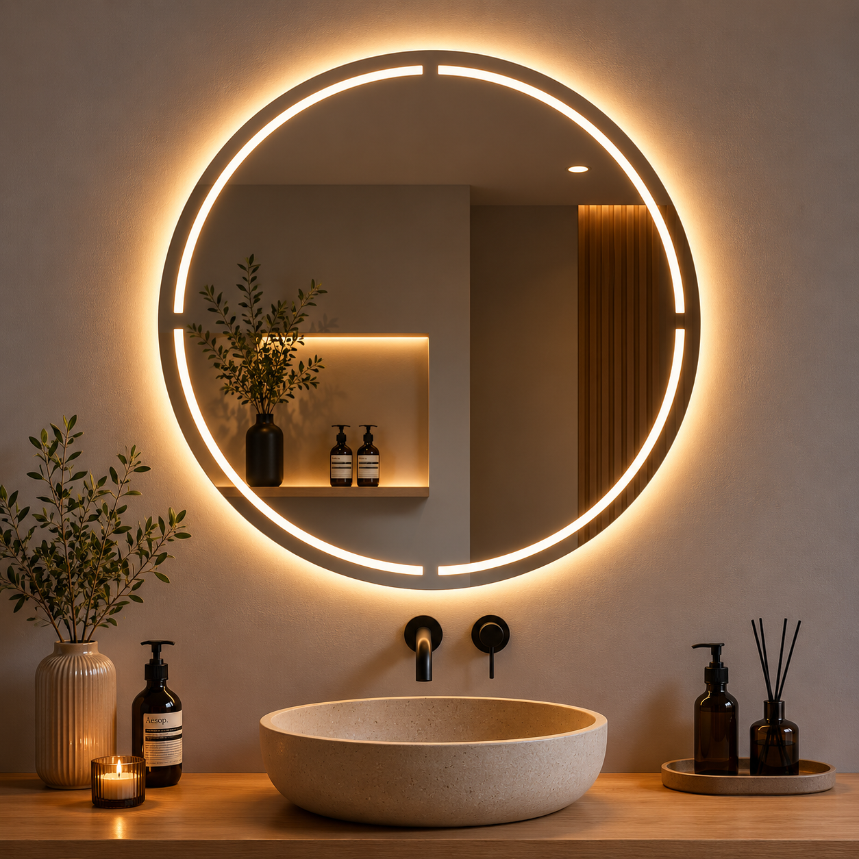 Miroir LED Lumis