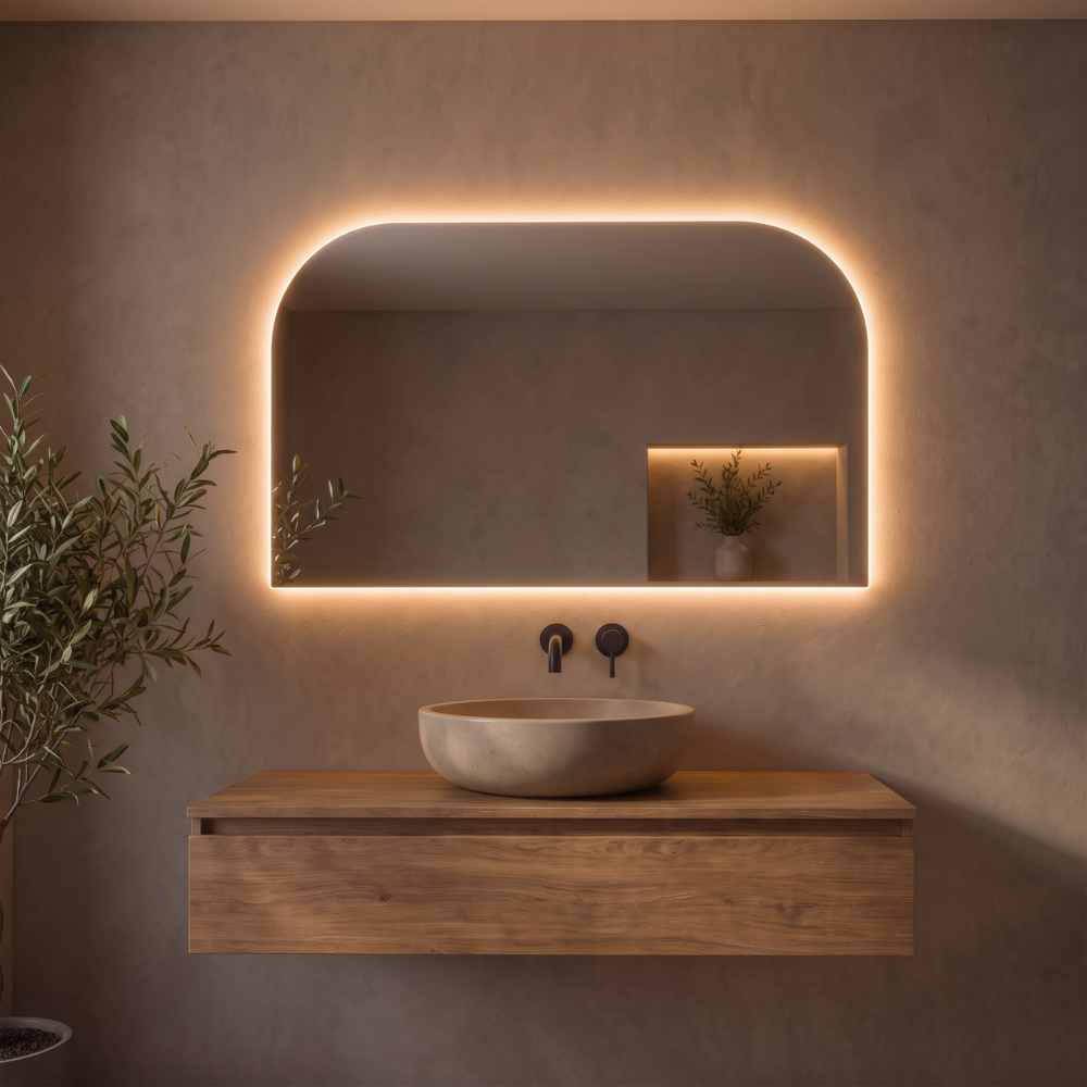 Miroir LED salle de bain Noctis (Collection Cosmos) — vue d'ambiance 1
