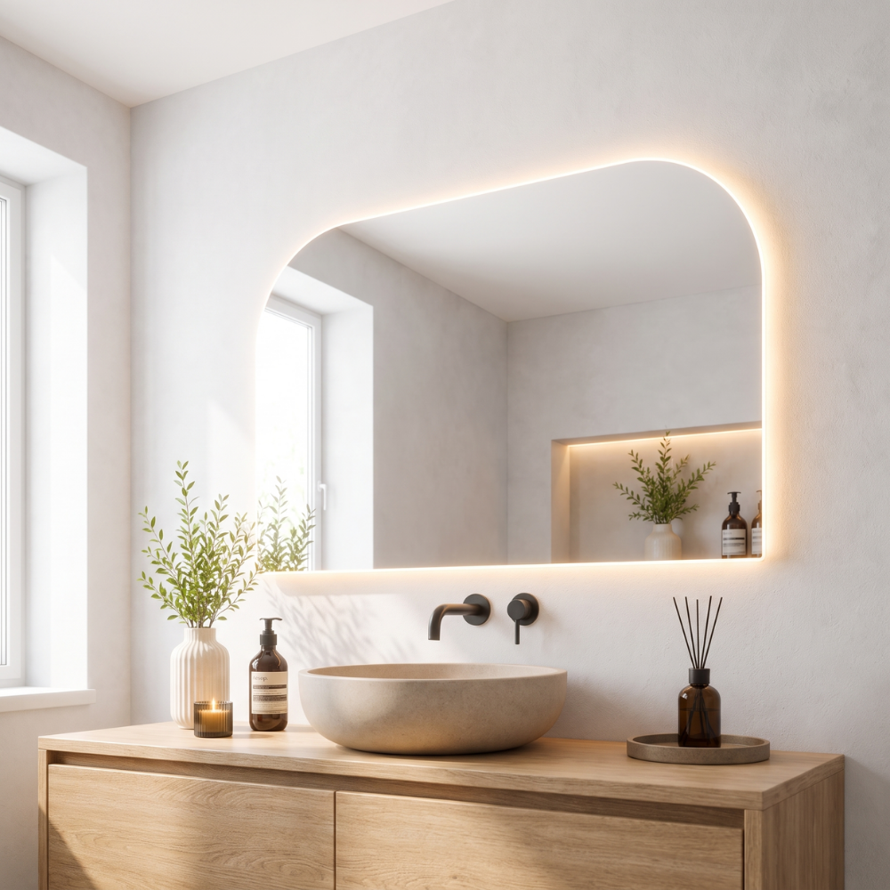 Miroir LED salle de bain Noctis (Collection Cosmos) — vue d'ambiance 2