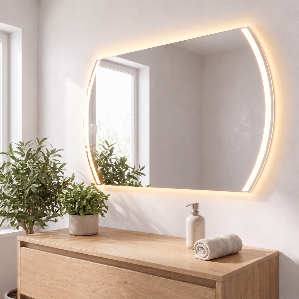 Miroir LED salle de bain Elara (Collection Nova) — vue d'ambiance 2
