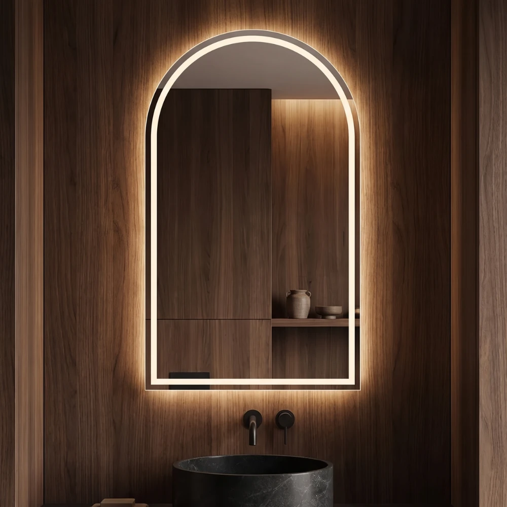 Miroir LED salle de bain Andara (Collection Cosmos) — vue d'ambiance 1