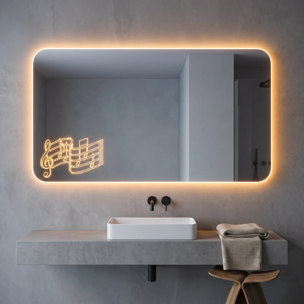 Miroir LED salle de bain Cadence (Collection Nova) — vue d'ambiance 1