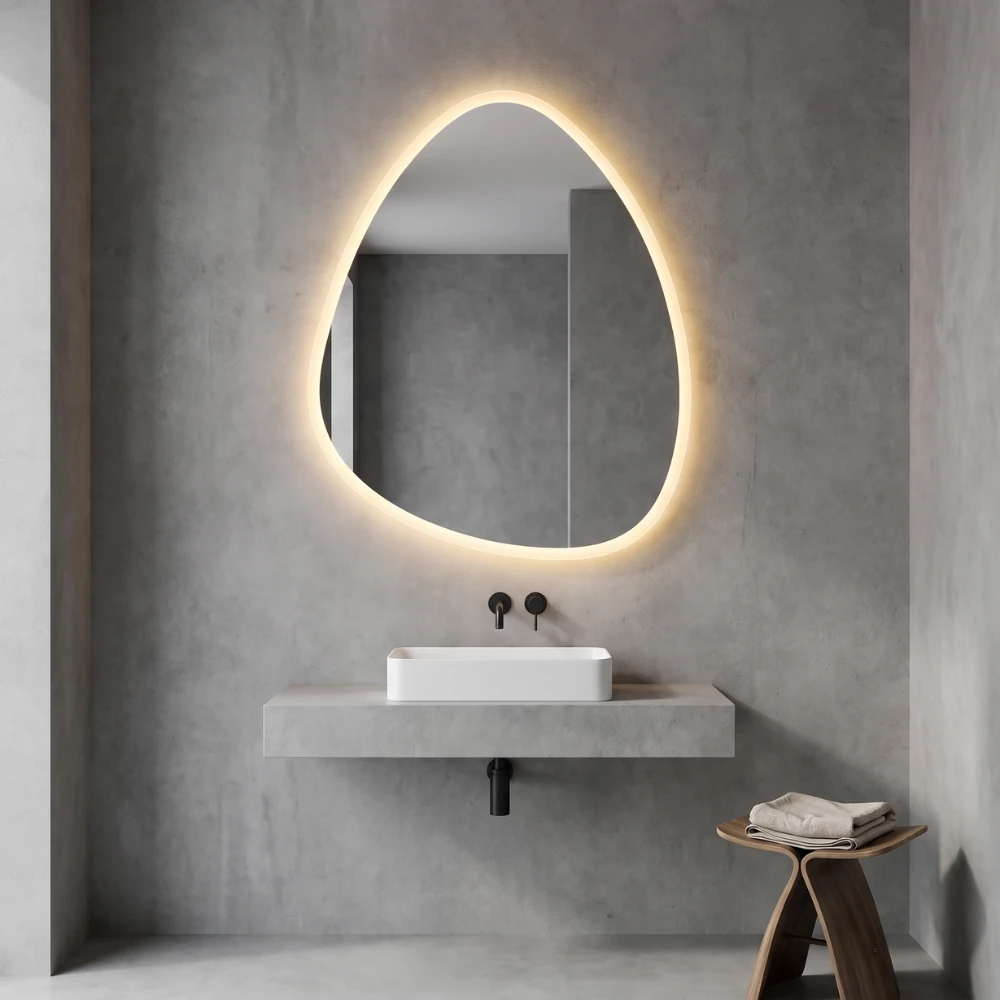Miroir LED salle de bain Galaxia (Collection Cosmos) — vue d'ambiance 1