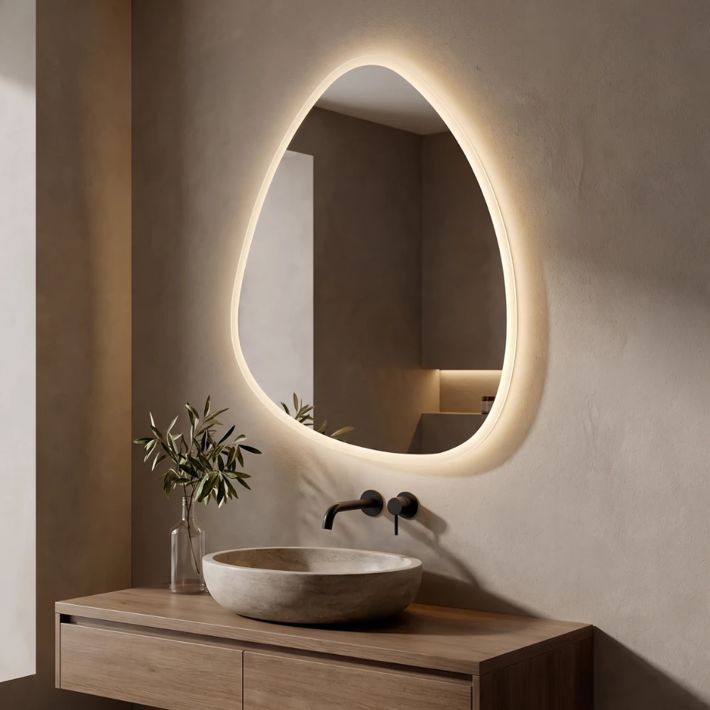 Miroir LED salle de bain Galaxia (Collection Cosmos) — vue d'ambiance 2