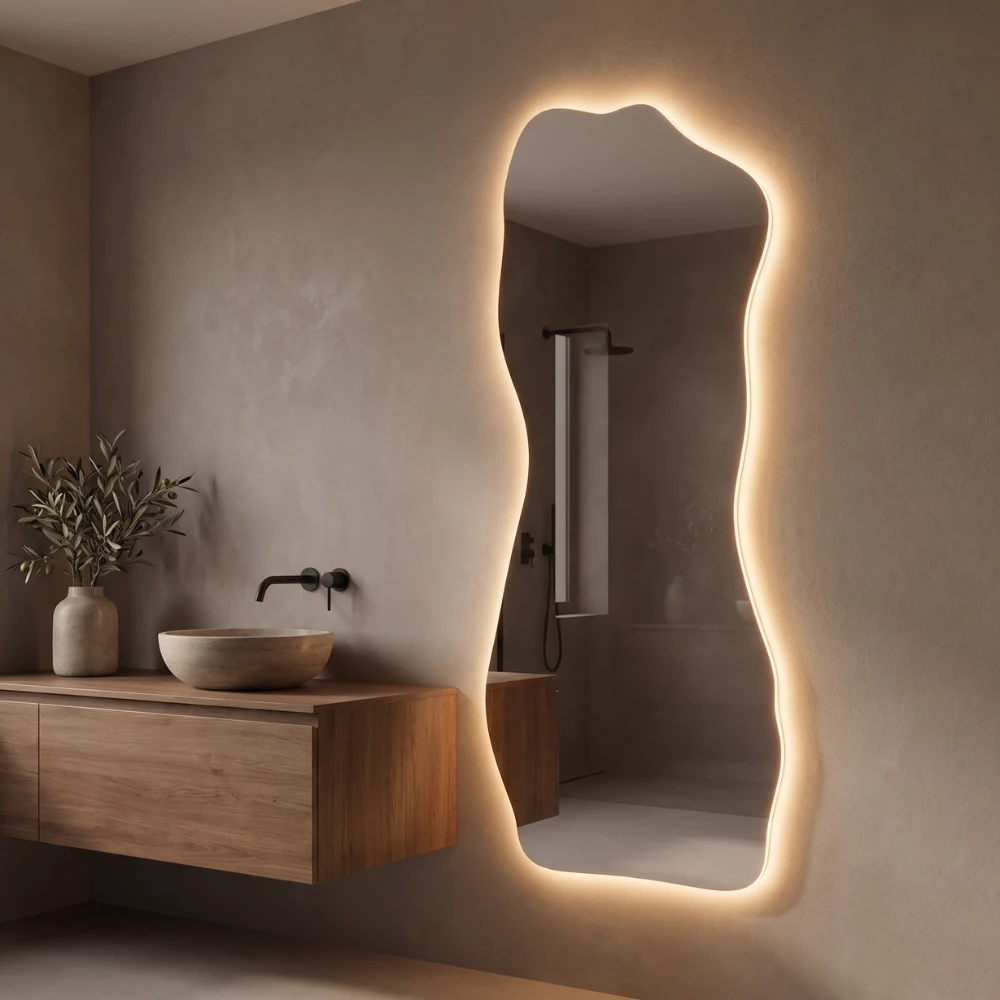 Miroir LED salle de bain Lumea (Collection Luna) — vue d'ambiance 1