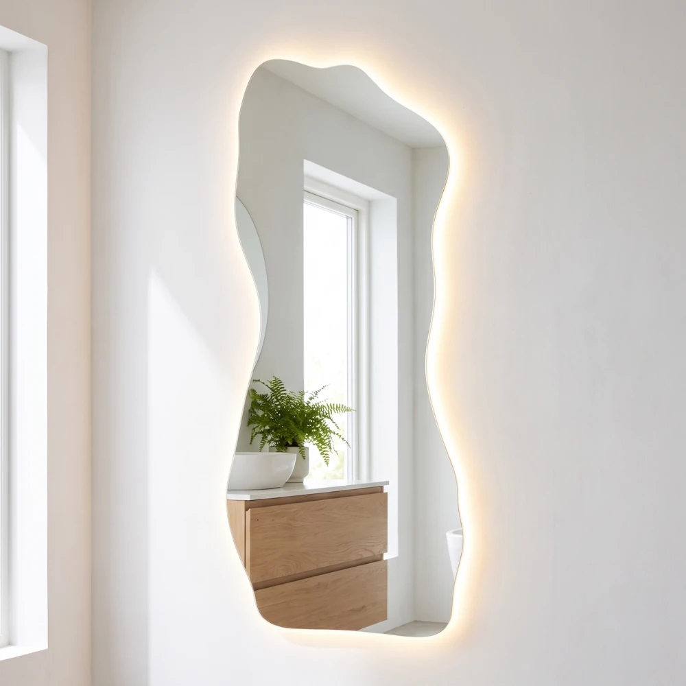 Miroir LED salle de bain Lumea (Collection Luna) — vue d'ambiance 2
