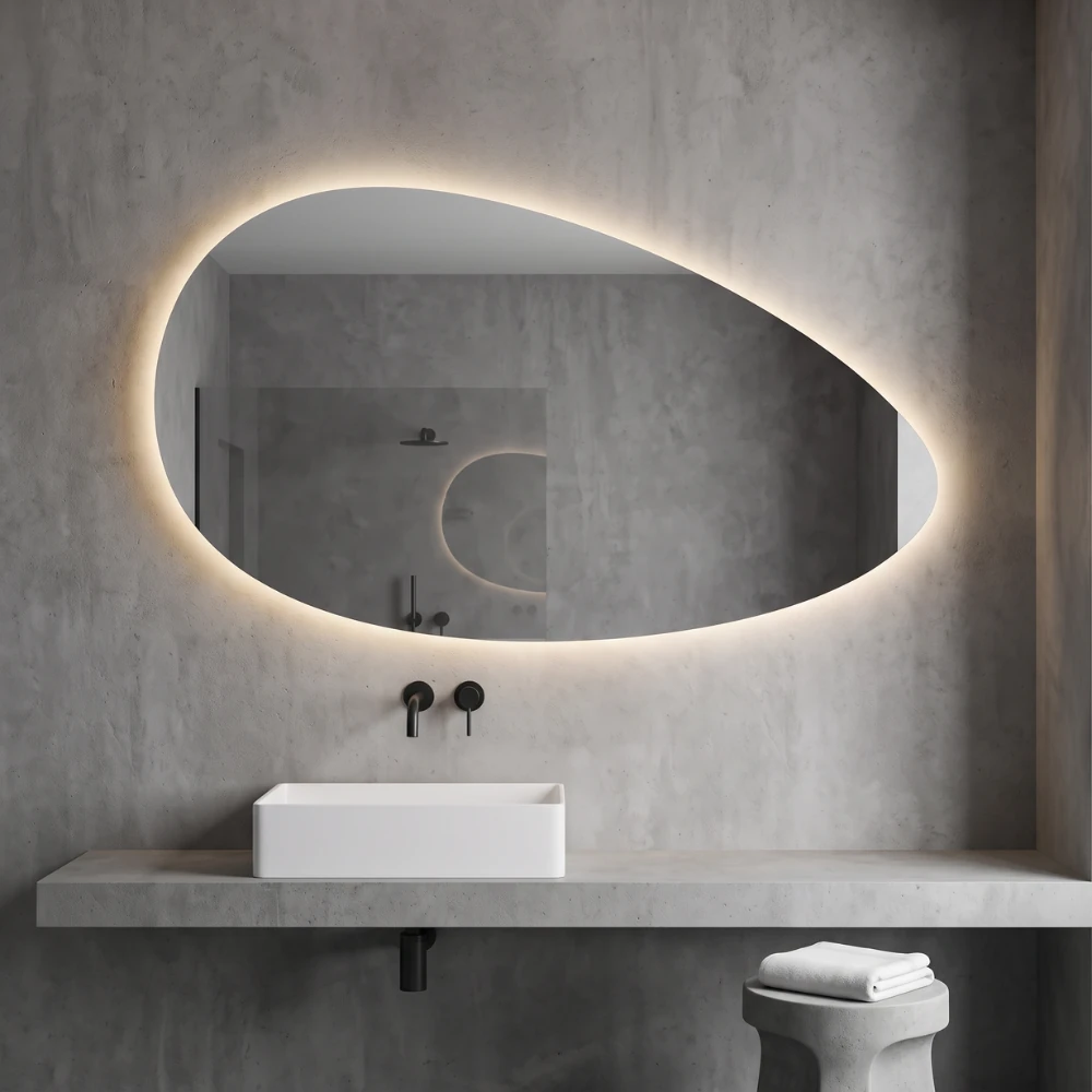 Miroir LED salle de bain Lyra (Collection Cosmos) — vue d'ambiance 1