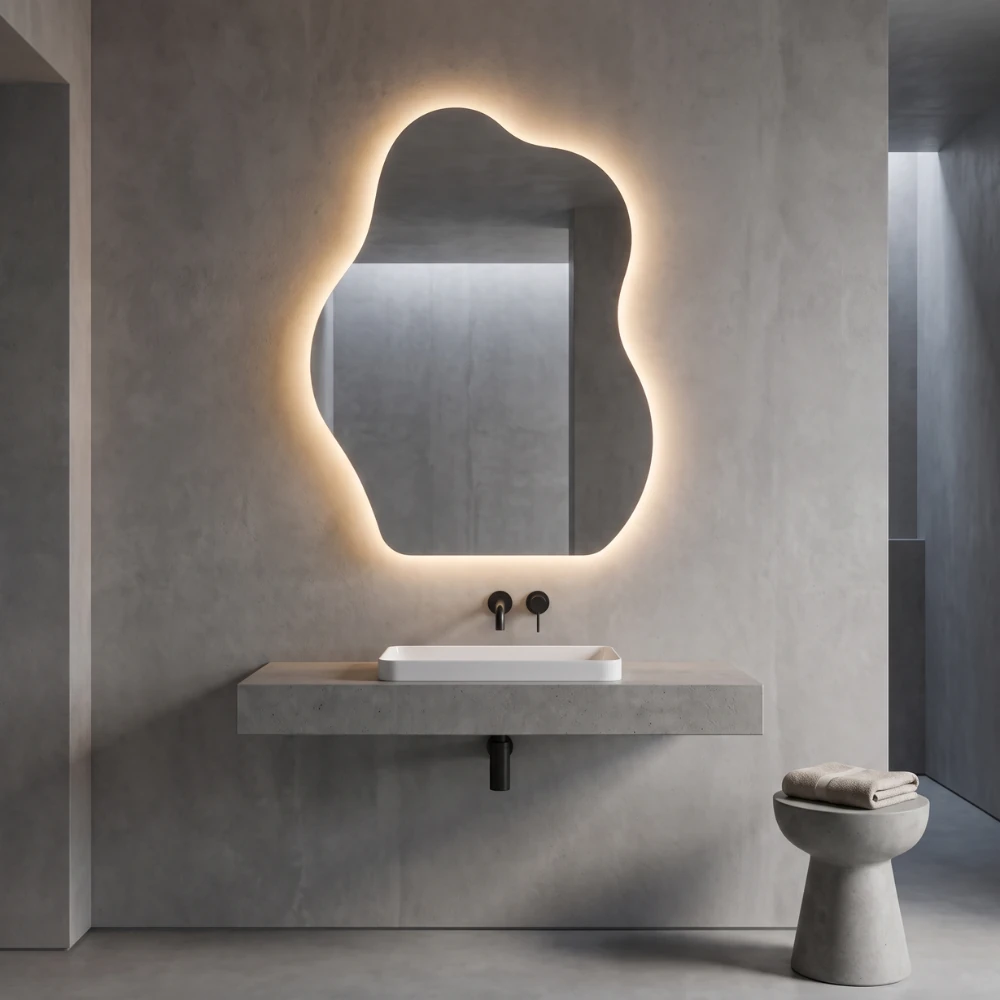 Miroir LED salle de bain Nyx (Collection Cosmos) — vue d'ambiance 1