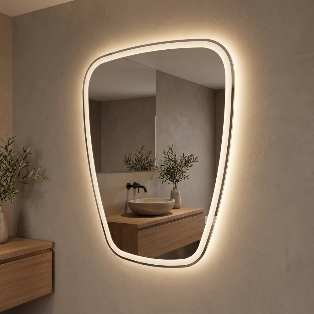 Miroir LED salle de bain Orion (Collection Cosmos) — vue d'ambiance 1