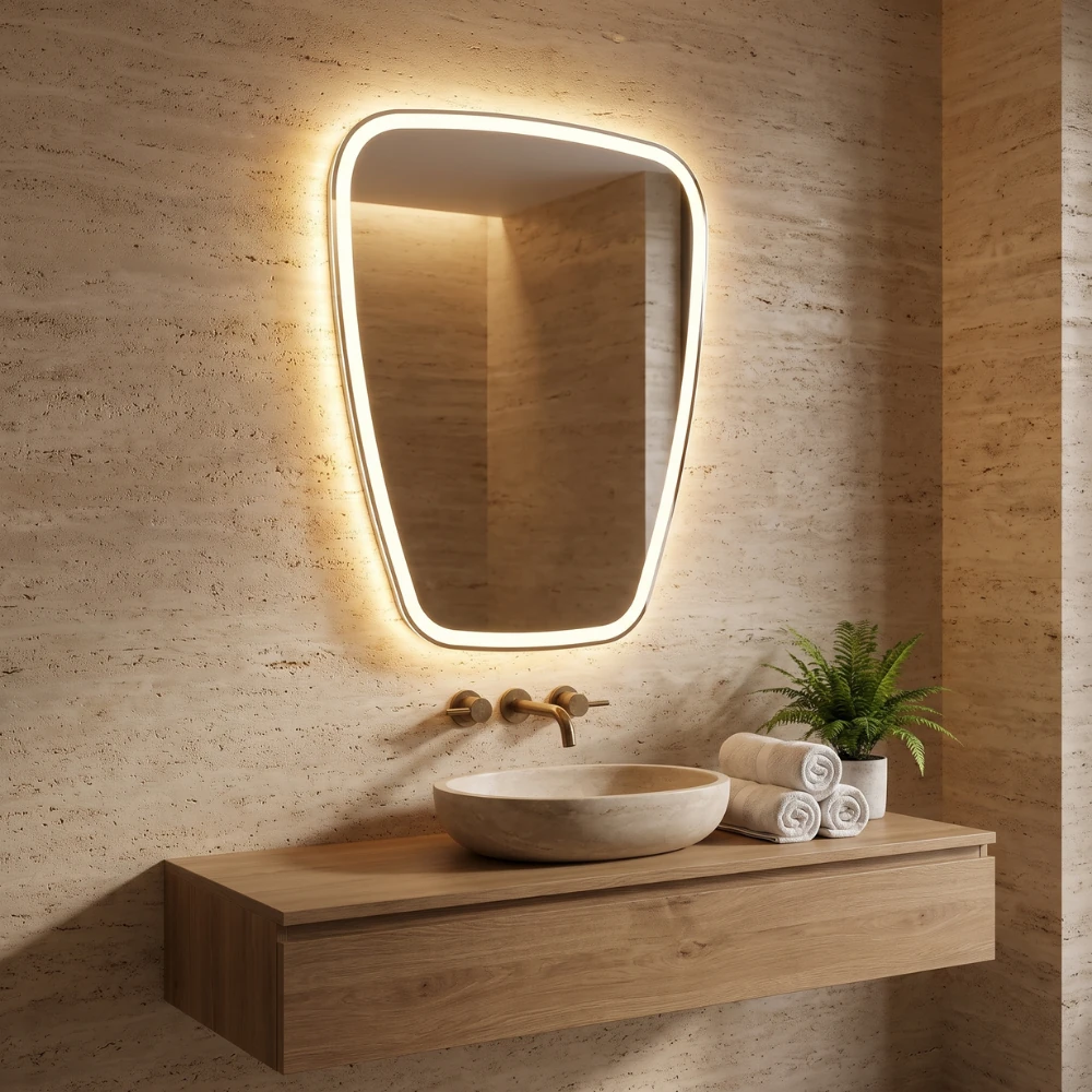 Miroir LED salle de bain Orion (Collection Cosmos) — vue d'ambiance 2