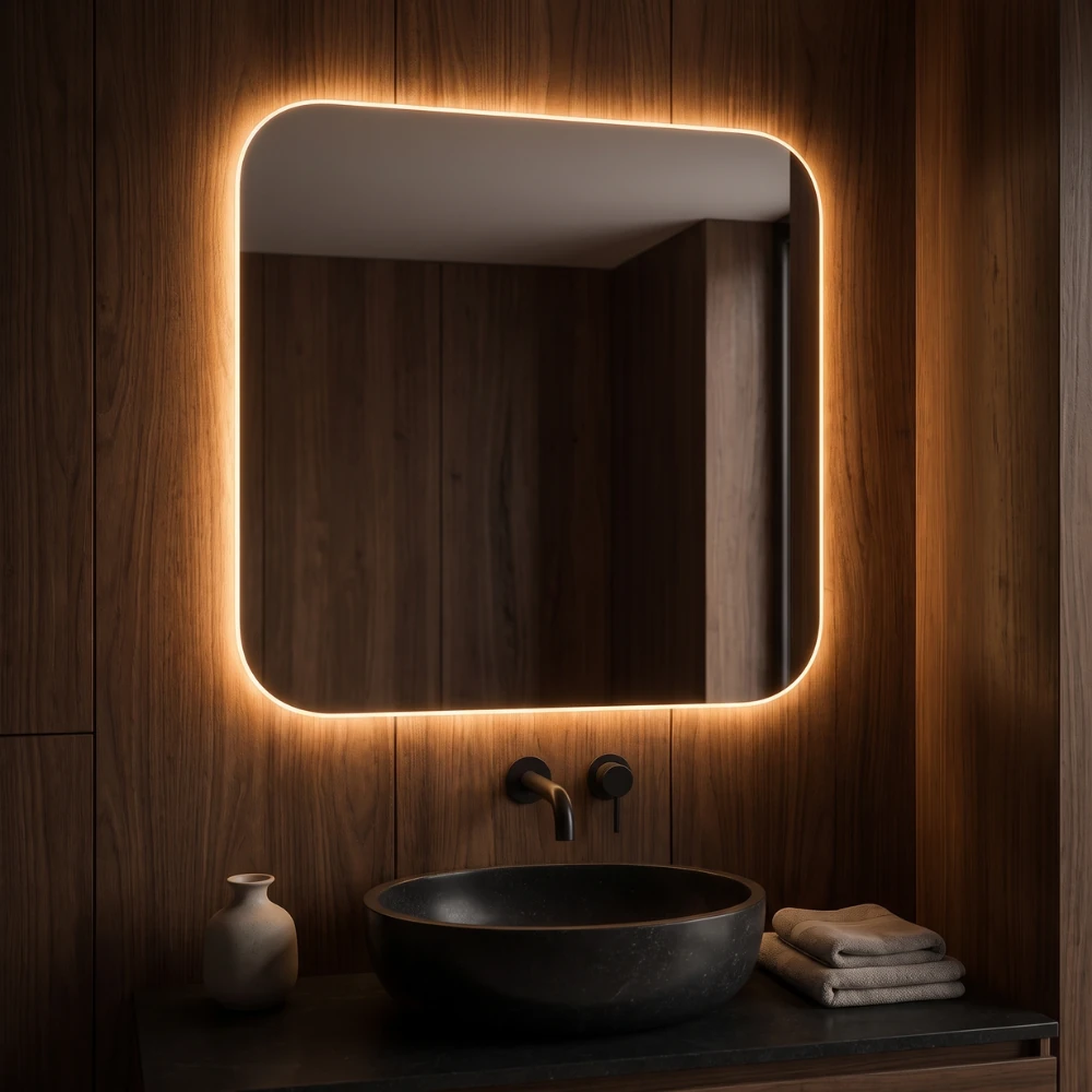 Miroir LED salle de bain Pollux (Collection Nova) — vue d'ambiance 2