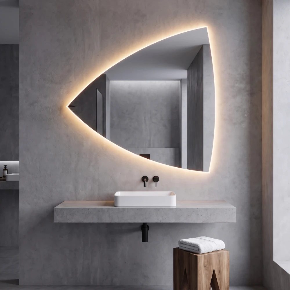 Miroir LED salle de bain Rigel (Collection Cosmos) — vue d'ambiance 1