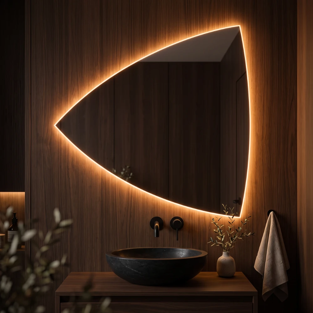 Miroir LED salle de bain Rigel (Collection Cosmos) — vue d'ambiance 2