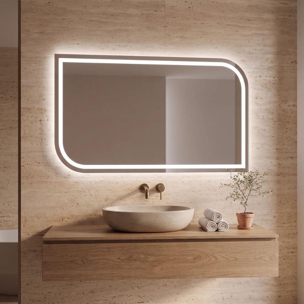 Miroir LED salle de bain Stellar (Collection Nova) — vue d'ambiance 1