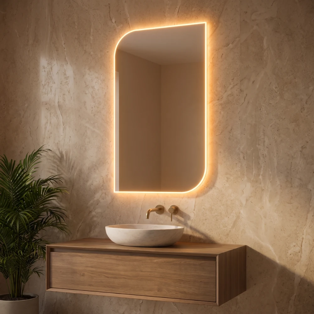 Miroir LED salle de bain Stellar 2 (Collection Nova) — vue d'ambiance 1