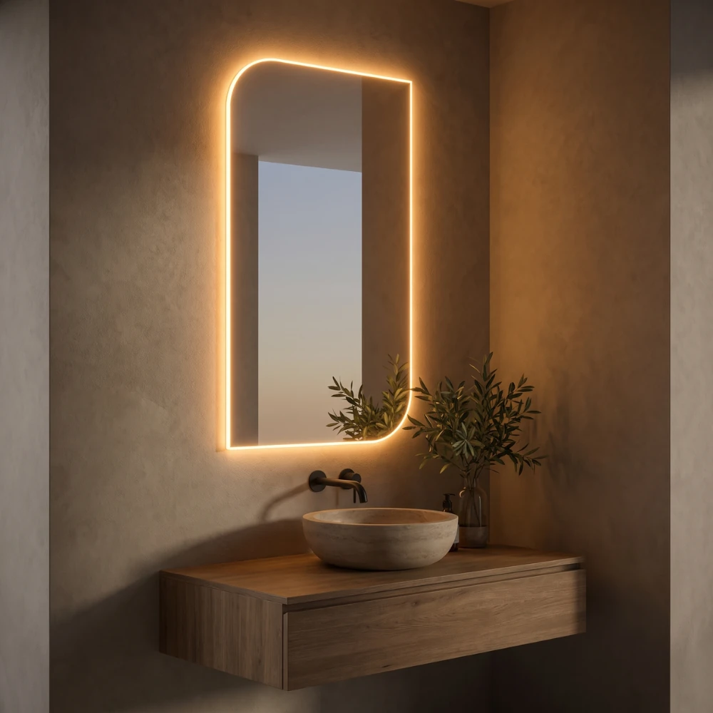 Miroir LED salle de bain Stellar 2 (Collection Nova) — vue d'ambiance 2