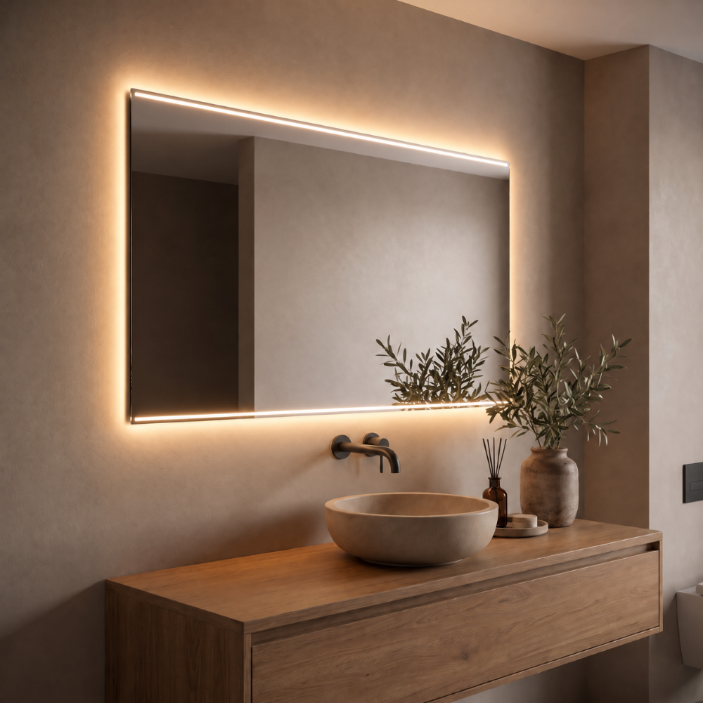 Miroir LED salle de bain Draco (Collection Nova) — vue d'ambiance 1