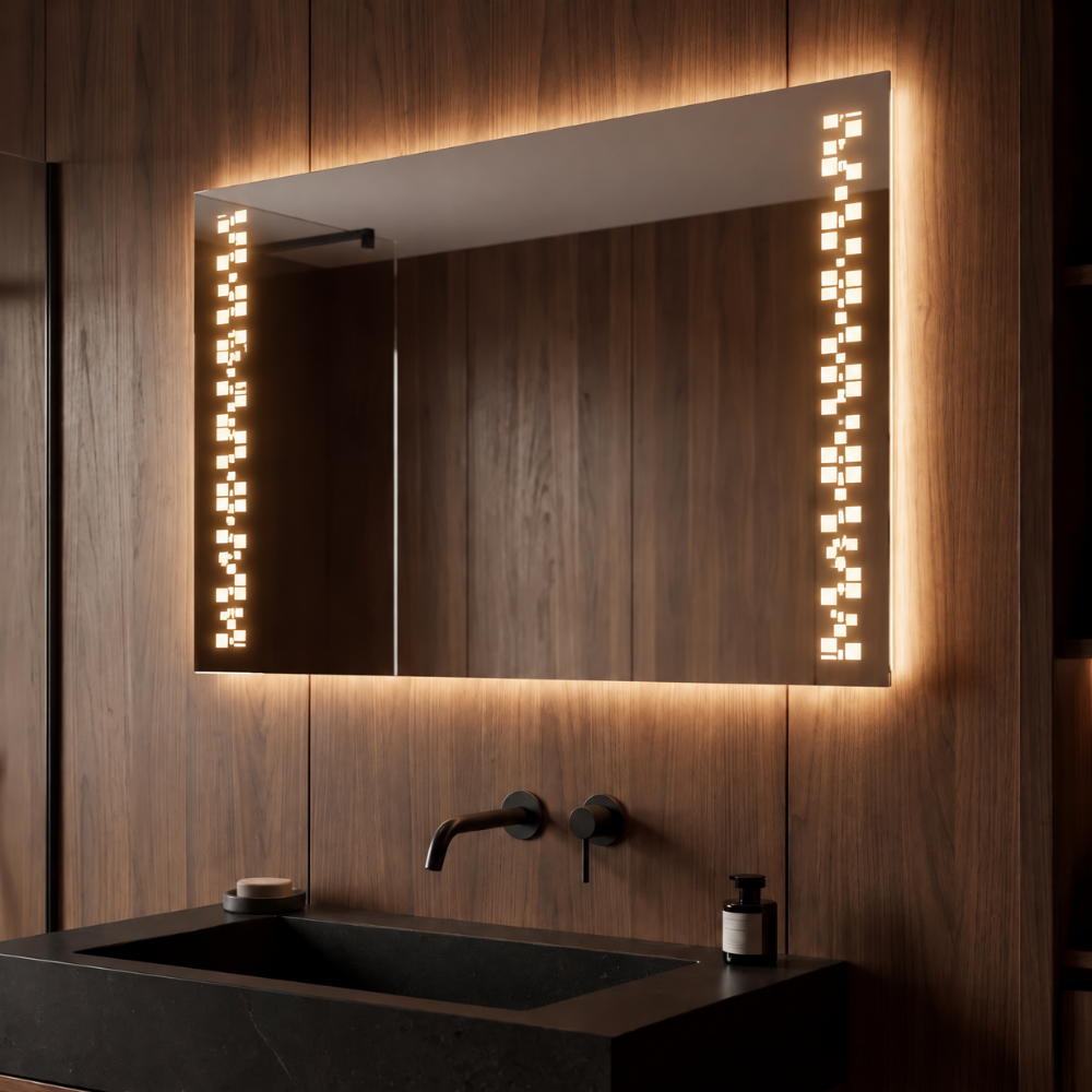 Miroir LED salle de bain Astera (Collection Cosmos) — vue d'ambiance 2