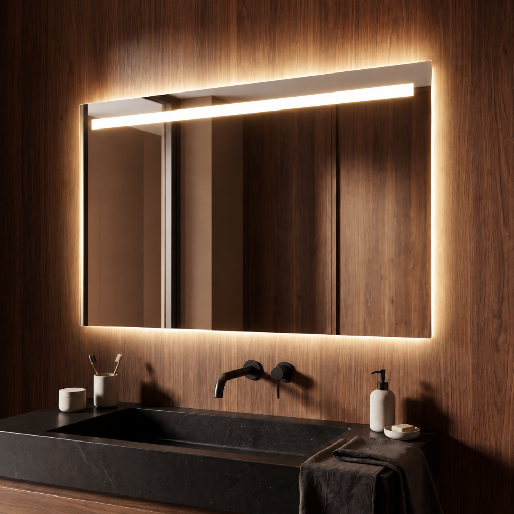 Miroir LED salle de bain Atlas (Collection Nova) — vue d'ambiance 2