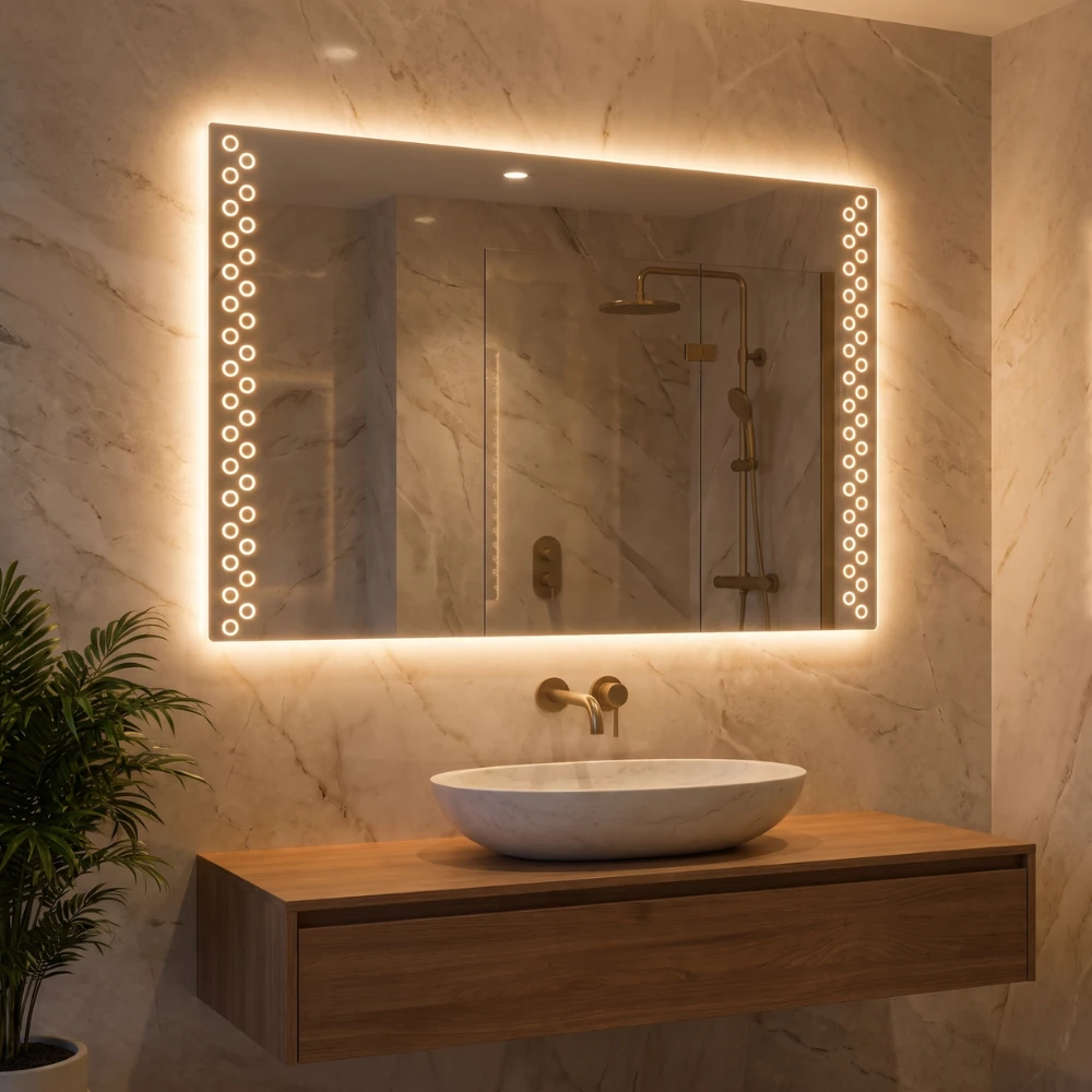 Miroir LED salle de bain Carina (Collection Nova) — vue d'ambiance 1