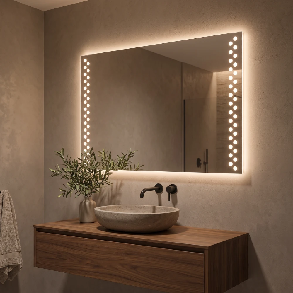 Miroir LED salle de bain Fornax (Collection Nova) — vue d'ambiance 2