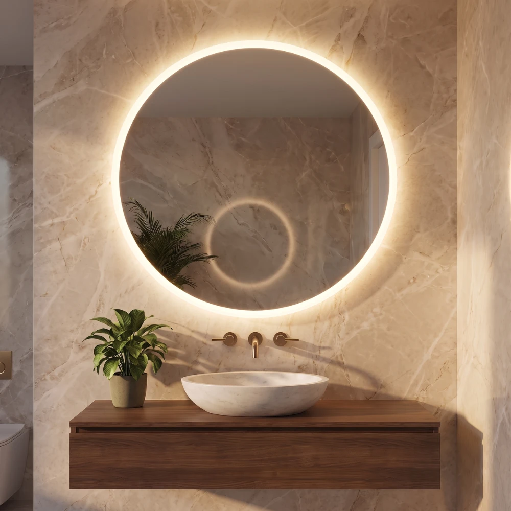 Miroir LED salle de bain Neptune