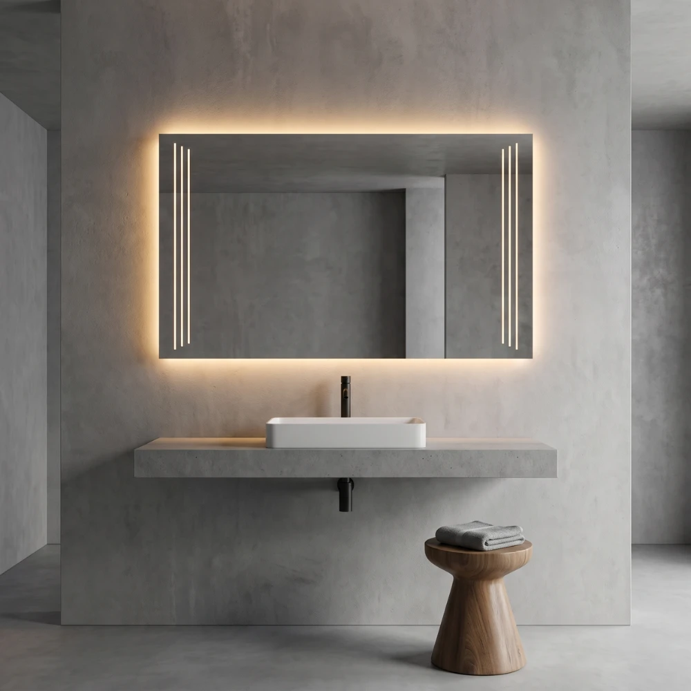 Miroir LED salle de bain Solaris 3 (Collection Nova) — vue d'ambiance 1