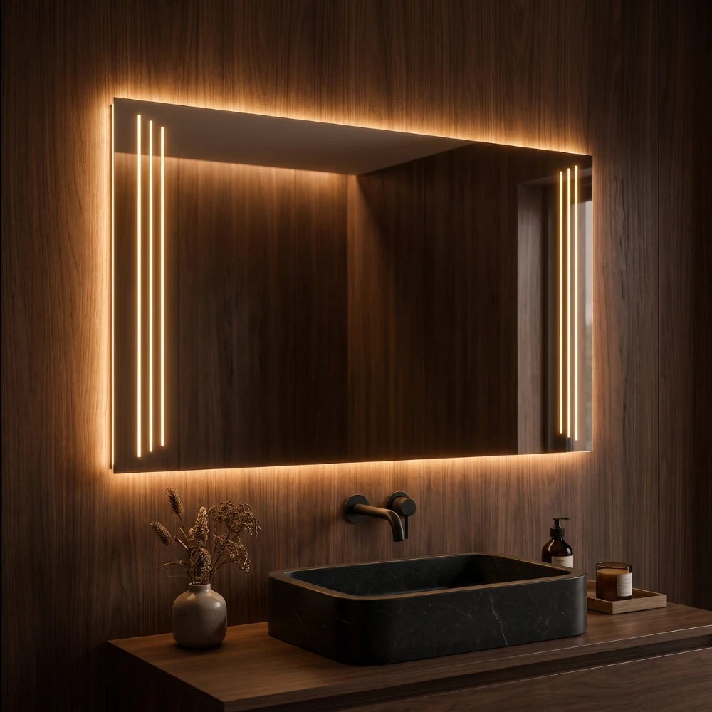 Miroir LED salle de bain Solaris 3 (Collection Nova) — vue d'ambiance 2