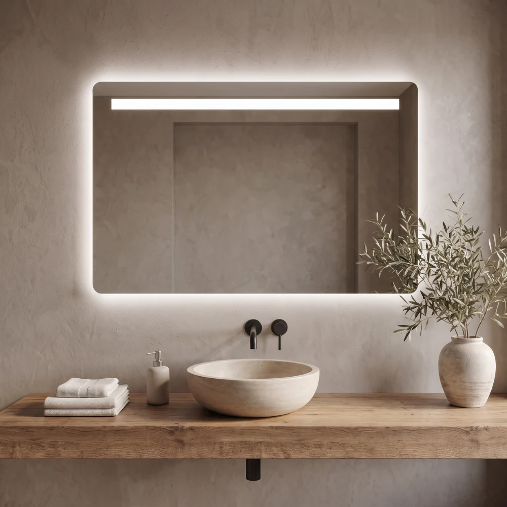 Miroir LED salle de bain Titan (Collection Nova) — vue d'ambiance 1